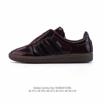 公司级 阿迪达斯 德训鞋 Adidas Originals Samba Og Shoes 经典运动鞋小白鞋 T头鞋 男女士板鞋 彰显休闲摩登风情的时尚经典鞋。它 - 点击图像关闭