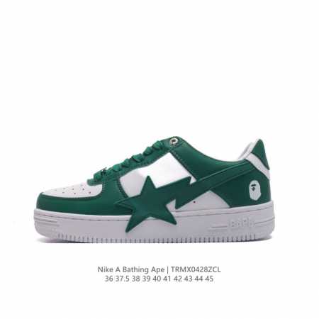 A Bathing Ape 安逸猿 男女运动鞋复古板鞋 升级原楦原纸版数据开发，采用超软皮革鞋面材质，内置全掌air Sole气垫定制联乘，日本里原宿潮流品牌a - 点击图像关闭