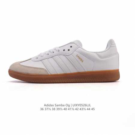 阿迪达斯 德训鞋 Adidas Originals Samba Og Shoes 经典运动鞋小白鞋 T头鞋 男女鞋 彰显休闲摩登风情的时尚经典鞋 它诞生于50年 - 点击图像关闭