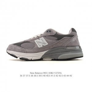 公司级 Newbalance 新百伦993系列美产老爹鞋总统经典复古运动鞋纽巴伦993总统慢跑鞋。卓越的舒适性与经典风格相得益彰，打造出我们的 Made In
