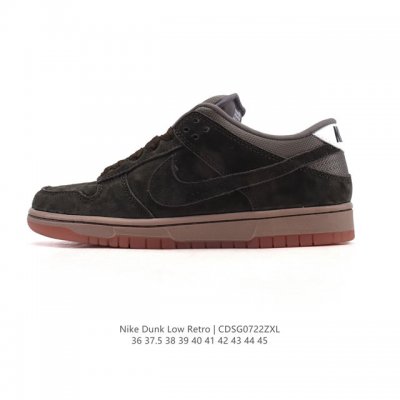 耐克 Nike Dunk Low Retro 运动鞋复古板鞋2025年新款 男女鞋，作为 80 年代经典篮球鞋款，起初专为硬木球场打造，后来成为席卷街头的时尚标
