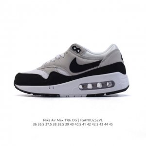 180 耐克Nike Air Max 1'86 Og 经典复古小气垫缓震跑步鞋，穿上Nike Air Max 1 '86 Og 高尔夫球鞋，成就街头传奇。该鞋款