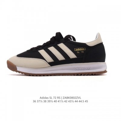 公司级 阿迪达斯Adidas Sl 72 Shoes 经典复古薄底运动鞋 T头鞋 三叶草复古休闲跑步鞋休闲运动鞋 这款经典运动鞋携复古型格，来访你的活力日常 采