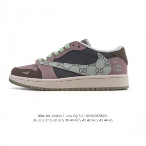 公司级 真标 耐克 Nike Air Jordan 1 Low Og Sp Military Blue Aj1乔1倒勾 2025年新款 蛇年新款 低帮篮球鞋 A