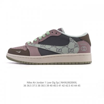 公司级 真标 耐克 Nike Air Jordan 1 Low Og Sp Military Blue Aj1乔1倒勾 2025年新款 蛇年新款 低帮篮球鞋 A