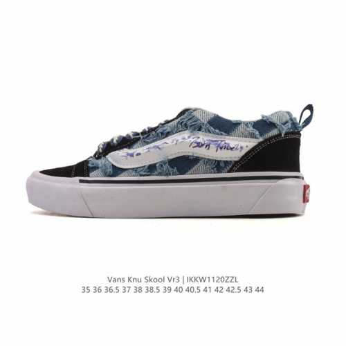 万斯 Vans Knu-Skool Vr3 Lx 面包鞋皮革拼接鞋面。坎普尔 茱利安系列低帮复古硫化休闲运动板鞋“肥胖版大Logo”要说整个 年最为热门的鞋型之