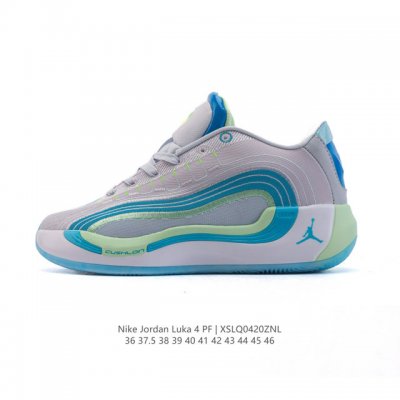新品公司级 卢卡四代Jordan Luka 4 气垫 支撑 包裹 透气 “太空领航员”运动篮球鞋太空航行”和“钓鱼”配色释出。整体造型延续 Luka 系列一贯的