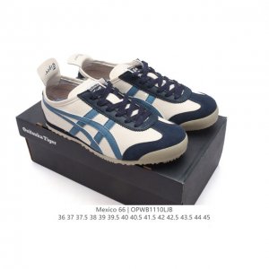 特价 Asics 亚瑟士 男女鞋真标半码制 日产经典老牌-鬼塚虎 Onitsuka Tiger Mexico 66经典墨西哥系列复古经典百搭板鞋休闲运动鞋慢跑鞋