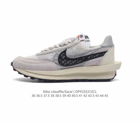 耐克 Nike 耐克双勾swoosh跑鞋 厚底增高运动鞋 Sacai X Nike Ldwaffle 慢跑鞋 Sacai 将 Nike 经典鞋款 Waffle - 点击图像关闭