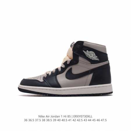 纯原版 耐克 Nike Air Jordan 1 Retro High Og 乔丹一代篮球鞋复刻运动鞋 皮面高帮板鞋的设计灵感源自运动夹克，带你重温入选球队时刻 - 点击图像关闭