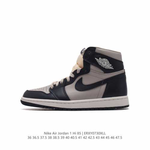纯原版 耐克 Nike Air Jordan 1 Retro High Og 乔丹一代篮球鞋复刻运动鞋 皮面高帮板鞋的设计灵感源自运动夹克，带你重温入选球队时刻