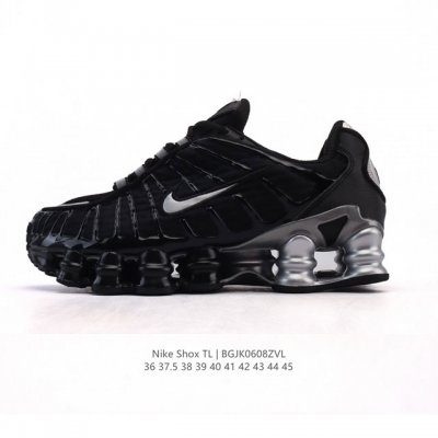 耐克 Nike Shox Tl 男女子运动鞋厚底增高老爹鞋，令机械力学缓震性能跃升新层次。采用透气网眼鞋面和全掌型 Nike Shox 技术，革新演绎经典 20