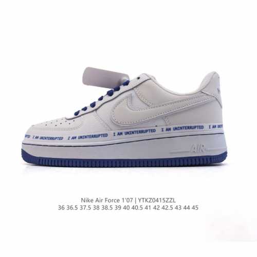 耐克 Nike Air Force 7 Low 2025新年新款 空军一号含气垫 小白鞋 低帮百搭厚底增高休闲运动板鞋。柔软、弹性十足的缓震性能和出色的中底设计
