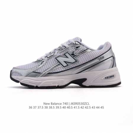 New Balance Mr740 Nb新百伦系列复古老爹风休闲运动慢跑鞋。采用轻质牛剖革拼接透气网眼衬垫织物鞋面材质 T-Beam大底提供足步弓支撑 保持步态 - 点击图像关闭
