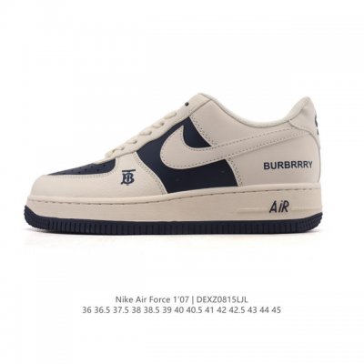 特价 耐克 Nike Air Force 1 '07 Low 空军一号含气垫 小白鞋 2025年新款 低帮百搭厚底增高休闲运动板鞋。柔软、弹性十足的缓震性能和出