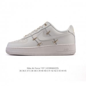 耐克 Nike Air Force 1 '07 Low 空军一号含气垫 小白鞋 2025年 蛇年新款 低帮百搭厚底增高休闲运动板鞋。柔软、弹性十足的缓震性能和出