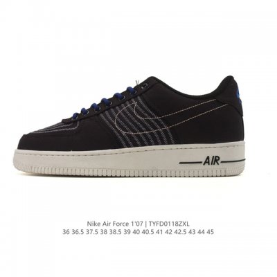 耐克 Nike Air Force 1 '07 Low 空军一号含气垫 低帮 小白鞋 百搭厚底增高休闲运动板鞋。柔软、弹性十足的缓震性能和出色的中底设计，横跨复