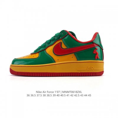 耐克 Nike Air Force 1 '07 Low 2025新年新款 蛇年限定 空军一号含气垫 小白鞋 低帮百搭厚底增高休闲运动板鞋。柔软、弹性十足的缓震性