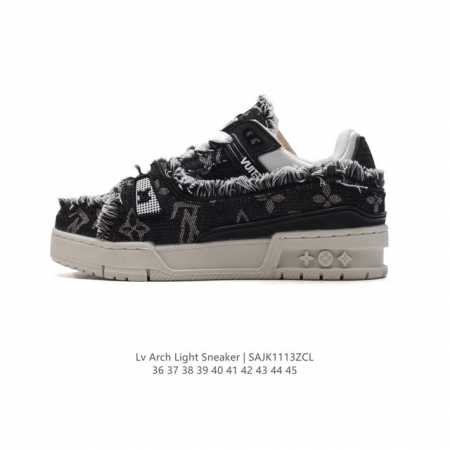 路易威登louis Vuitton Arch Light Sneakers Lv真皮拼色减震网面运动弓型舞蹈复古老爹运动鞋。原装配件5D效果礼盒及全套原装配件包 - 点击图像关闭