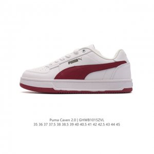 Puma 彪马 男女式 Caven 2.0 运动板鞋卡文 2.0 中性运动鞋。Caven 2.0 是对经典 1980 年代篮球轮廓的微妙旋转，外观是真正的经典。