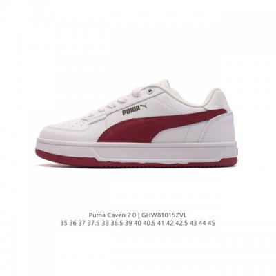 Puma 彪马 男女式 Caven 2.0 运动板鞋卡文 2.0 中性运动鞋。Caven 2.0 是对经典 1980 年代篮球轮廓的微妙旋转，外观是真正的经典。
