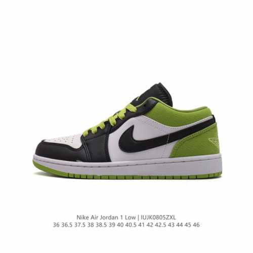 耐克 乔丹air Jordan 1 Low Aj1 乔1 乔丹1代aj1 低帮复古文化休闲运动篮球鞋。从 5 年面世的元年款汲取设计灵感，采用简洁大方的经典外观