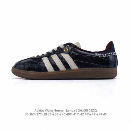 160 阿迪达斯 Adidas Samba新款 德训鞋 时尚休闲运动板鞋- Wales Bonner 的 Adidas Samba “Studded”亮相，Ad - 点击图像关闭
