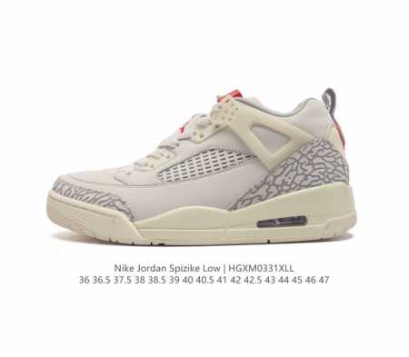 头层皮 耐克 乔丹 Nike Jordan Spizike Low 低帮经典爆裂纹复古运动篮球鞋 全新低帮造型吸睛 整双鞋在融合了 Air Jordan 经典鞋 - 点击图像关闭