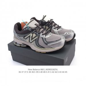 真标 Nb 新百伦 New Balance Ml860 V2 系列复古老爹风休闲运动慢跑 采用丝光猪巴皮革拼接透气网眼织物鞋面T-Beam大底提供足步弓支撑 保