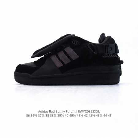 290 【公司级】阿迪达斯 Adidas Bad Bunny Forum Shoes联名款板鞋运动鞋 联手“坏痞兔”打造的Adidas Forum经典鞋， “F - 点击图像关闭