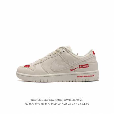 耐克 Nike Dunk Low Retro 运动鞋经典复古板鞋。作为 80 年代经典篮球鞋款，起初专为硬木球场打造，后来成为席卷街头的时尚标杆，现以经典细节和 - 点击图像关闭