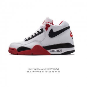 真标 耐克 NIKE Nike 耐克男女鞋篮球鞋经典高帮Air Flight Legacy系带缓冲舒适气垫慢跑鞋。耐克Air flight是一个很古老而且庞大的