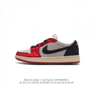 耐克 乔丹air Jordan 1 Low Aj1 乔1 乔丹1代aj1 低帮复古文化休闲运动篮球鞋。该鞋款从 1985 年元年款汲取设计灵感，焕新演绎简约经典
