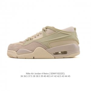 公司级 耐克 Nike Air Jordan 4 Retro Og迈克尔 乔丹Aj4代乔4 低帮复古休闲运动文化篮球鞋。秉承轻量化的速度型篮球鞋设计思想完成设计