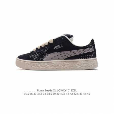 彪马PUMA SUEDE XL 低帮复古轻便透气防滑减震休闲鞋 小白鞋 厚底增高运动板鞋 类型：男女鞋 尺码: 35.5-45含半码 货号：398708-01 - 点击图像关闭