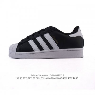 公司级 头层皮 阿迪达斯 Adidas Superstar 2025年新款鞋子 蛇年新款 经典贝壳头系列 新款休闲板鞋潮流男女士运动鞋 。鞋面柔软皮革拼接材质