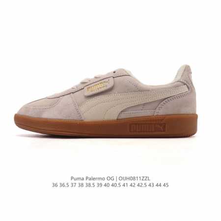 公司级 彪马Puma Palermo Og 防滑耐磨低帮德训板鞋 男女运动鞋，Army Trainer Og休闲鞋沿用德训鞋经典外观 鞋身和鞋舌分别添加了品牌标 - 点击图像关闭