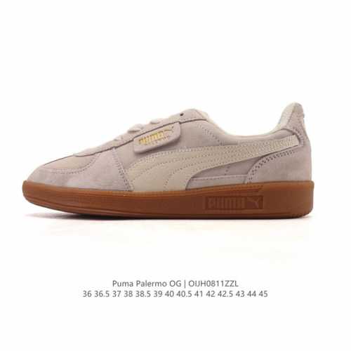 公司级 彪马Puma Palermo Og 防滑耐磨低帮德训板鞋 男女运动鞋，Army Trainer Og休闲鞋沿用德训鞋经典外观 鞋身和鞋舌分别添加了品牌标