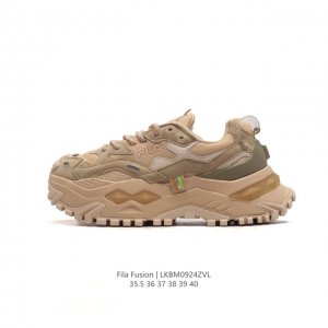 公司级 斐乐 女老爹鞋 Fila Fusion 厚底增高百搭运动板鞋 意大利百年经典运动品牌，网红单品 小红书推荐爆款 Fila斐乐新款小白鞋斐乐潮牌文化街头风