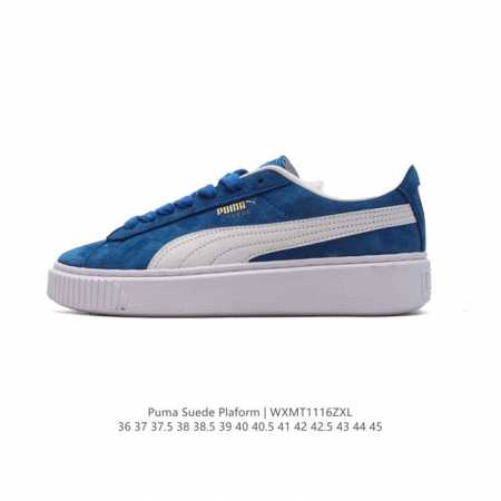 彪马 Puma Suede Platform Core 蕾哈娜 厚底 松糕休闲百搭板鞋 复古潮男女鞋时尚运动鞋 货号: 395205 Size: 36-45含半 - 点击图像关闭