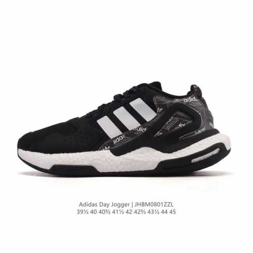 阿迪 Adidas Day Jogger 夜行者二代 爆米花 复古缓震跑鞋男运动鞋 低帮经典运动鞋慢跑者系列高弹复古休闲运动跑鞋，这款Adidas Day Jo