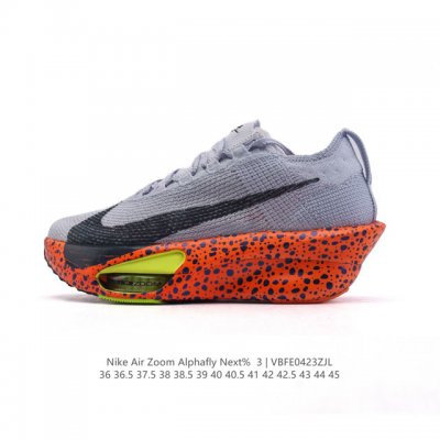 公司级 耐克 Nike Air Zoom Alphafly Next% 3代 马拉松三代 原标原盒真碳纤维 真Zoom X 气垫正确版型！鞋面采用更轻质更透气的