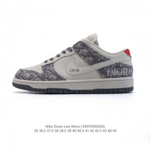 160 【二层皮】耐克Nike Dunk Low 板鞋 2025年新款 蛇年限定 Sb系列经典百搭休闲运动板鞋 迪奥联名。加厚鞋舌的填充，使舒适性大大提升，同时