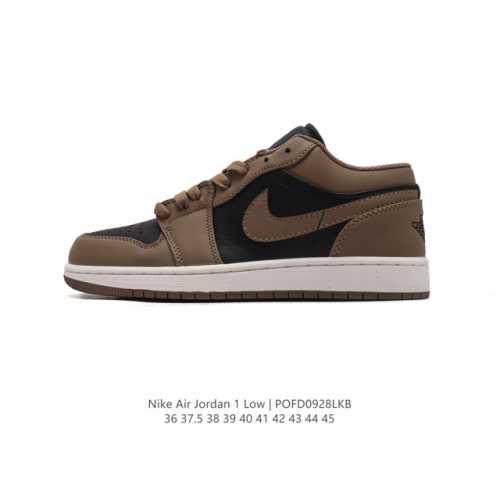真标 耐克 乔丹air Jordan 1 Low Aj1 乔1 乔丹1代aj1 低帮复古文化休闲运动篮球鞋。从19 年面世的元年款汲取设计灵感，采用简洁大方的经