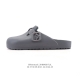 德国百年知名鞋履品牌 勃肯Birkenstock Boston Suede Shearling 波士顿系列休闲凉拖鞋 低帮复古软木底包头露跟休闲拖鞋#中底鞋床搭