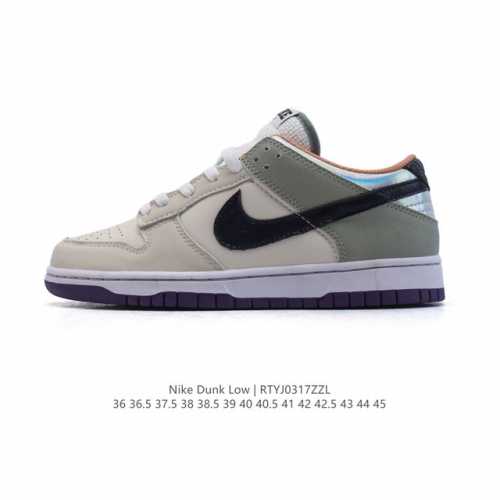 140 【真标】耐克 Nike Sb Dunk Low Pro 运动鞋复古板鞋。采用柔软皮革鞋面，经久耐穿，塑就如元年款 Dunk 般的复古质感。鞋头透气孔，搭