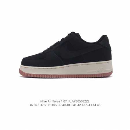 耐克 Nike Air Force 1 '07 Low 空军一号含气垫 低帮百搭厚底增高休闲运动板鞋。柔软、弹性十足的缓震性能和出色的中底设计，横跨复古与现代的 - 点击图像关闭