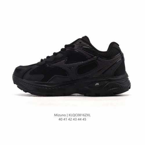 公司级 Mizuno 美津浓 复古时尚休闲舒适减震运动跑步鞋 美津浓Wave机械缓震，可以说是机械缓震跑鞋科技的翘楚。有着非凡的适应性，有着充分而持久的缓震能力