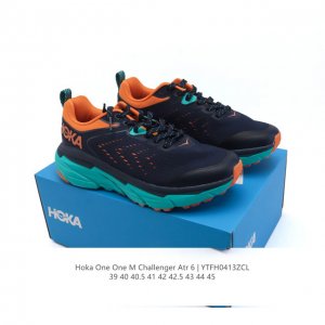 Hoka One One男Challenger Atr6挑战者全地形6减震平衡越野跑鞋 防水版，适合全地形路段，百公里越野无需换鞋。Hoka One One C