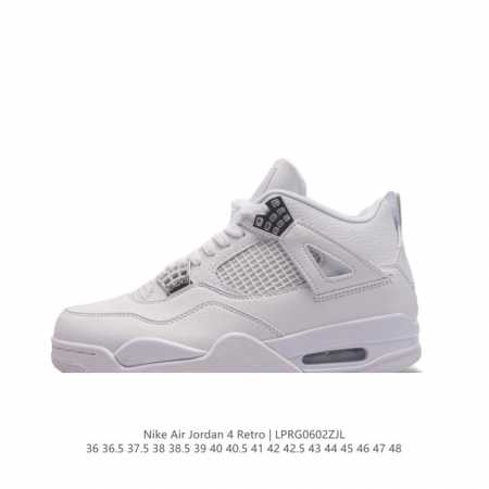 耐克 Nike Air Jordan 4 Retro Og迈克尔 乔丹aj4代乔4 中帮复古休闲运动文化篮球鞋。秉承轻量化的速度型篮球鞋设计思想完成设计，降低重 - 点击图像关闭